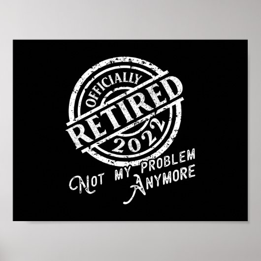 公式退職した2022年退職パーティー退職した ポスター (正面)