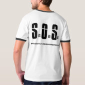 公式運命の2失敗は分隊のTシャツを完売します Tシャツ (裏面)