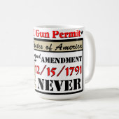 公式銃の割り当て! コーヒーマグカップ (正面右)