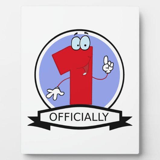 公式1誕生日バナー フォトプラーク (正面)