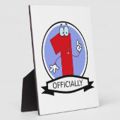 公式1誕生日バナー フォトプラーク (側面)