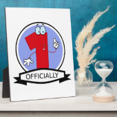 公式1誕生日バナー フォトプラーク (側面)