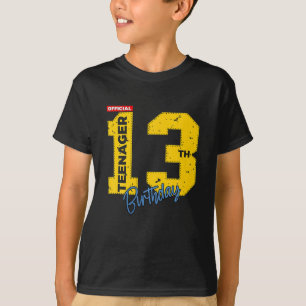 公式10代の若者13歳13誕生日ゲーマー Tシャツ