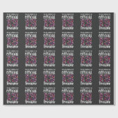 公式10代の若者13歳13誕生日女の子 ラッピングペーパー (フラット)