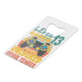 公式10代の若者13番目の誕生日レベル13ロック解除 クレジットカード栓抜き (正面アングル)