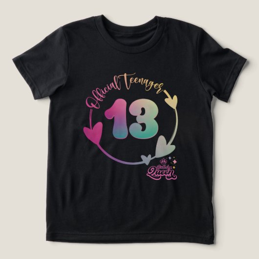 公式10代の若者13誕生日13歳の贈り物 トライブレンドＴシャツ (デザイン正面)
