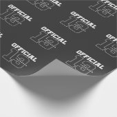 公式10代の若者13誕生日13歳 ラッピングペーパー (角)