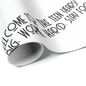 公式10代の若者13thドリームビッグやる気を起こさせる ラッピングペーパー (ロールコーナー)