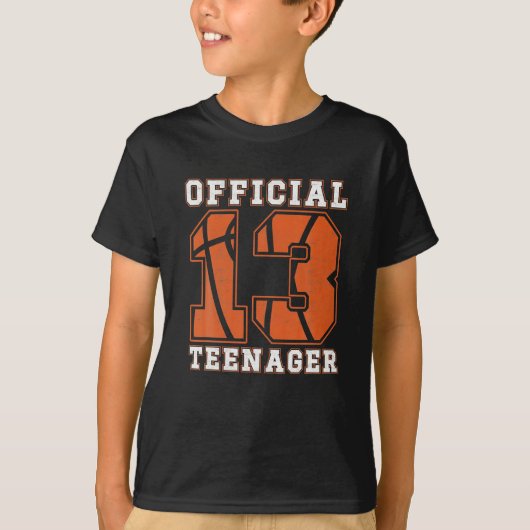 公式10代の若者13th誕生日ボーイパーティー tシャツ (正面)