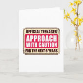 公式10代の若者 カード (黄色い花)