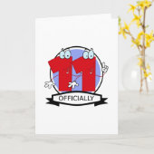 公式11誕生日バナー カード (黄色い花)