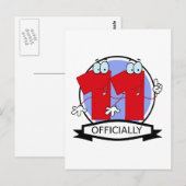 公式11誕生日バナー ポストカード (正面/裏面)