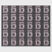 公式1310代の若者13歳の誕生日13歳 ラッピングペーパー (フラット)