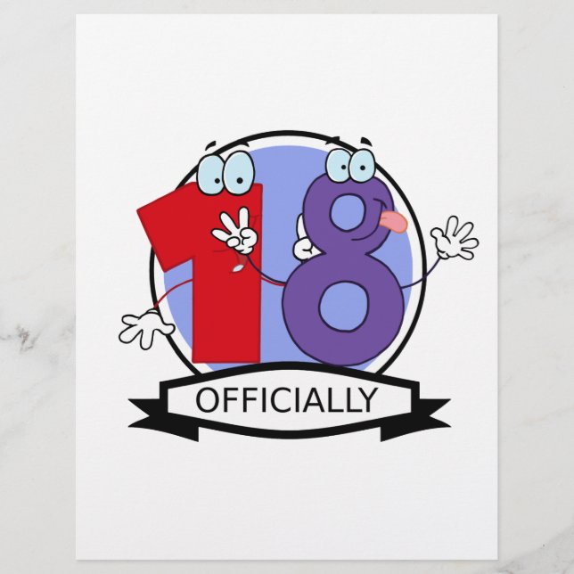 公式18誕生日ロゴ (正面)