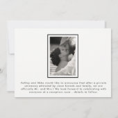 公式2写真結婚発表 招待状 (裏面)