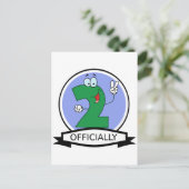 公式2誕生日バナー ポストカード (スタンド正面)