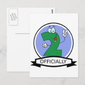 公式2誕生日バナー ポストカード (正面/裏面)