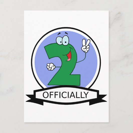 公式2誕生日バナー ポストカード (正面)