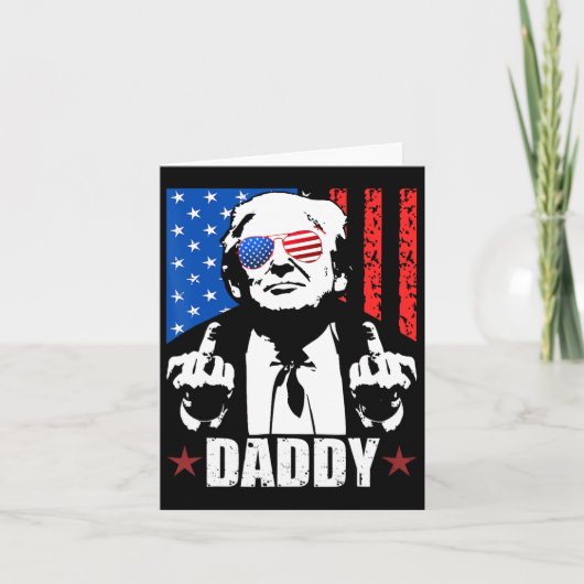 公式2025 Trump Daddy Official 2025 Trump Dadd カード (正面)