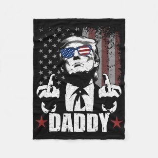 公式2025 Trump Dadyoofficial 2025 Trump Daddy フリースブランケット