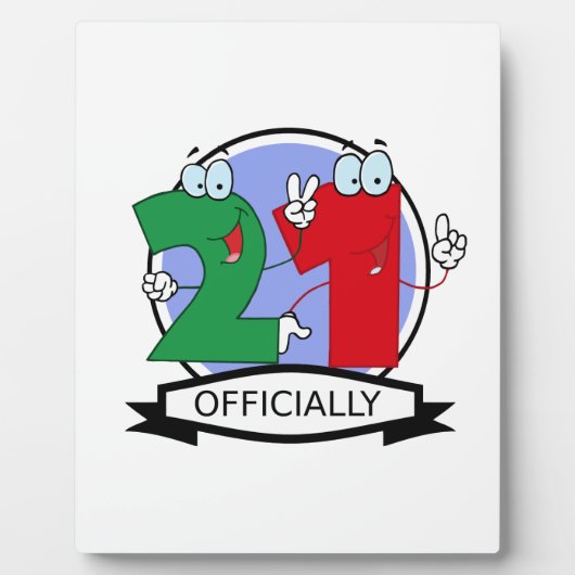公式21誕生日バナー フォトプラーク (正面)