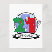 公式21誕生日バナー ポストカード (正面)