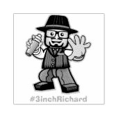 公式3インチリチャード・スタンプ!#3inchRichard ラバースタンプ (インプリント)