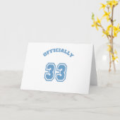 公式33 カード (黄色い花)