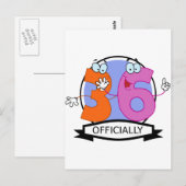 公式36誕生日バナー ポストカード (正面/裏面)