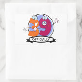 公式39誕生日バナー 長方形シール (バッグ)