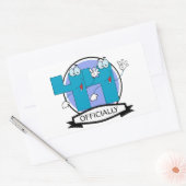 公式44誕生日バナー 長方形シール (封筒)