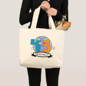 公式45誕生日バナー ラージトートバッグ (正面(商品))