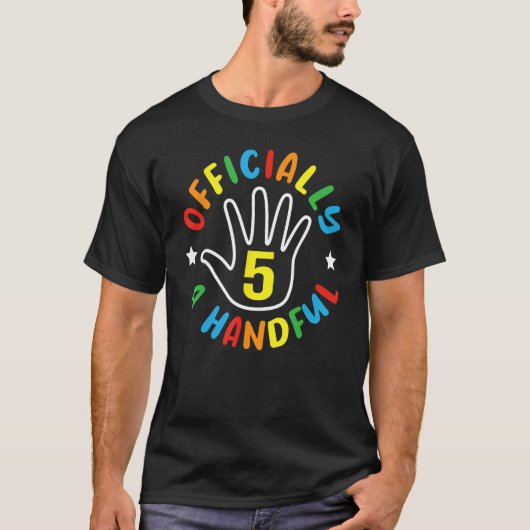 公式5一握りハッピーファイブ誕生日5年 Tシャツ (正面)