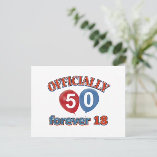 公式50永遠18 ポストカード (スタンド正面)