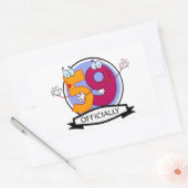 公式59誕生日バナー 長方形シール (封筒)
