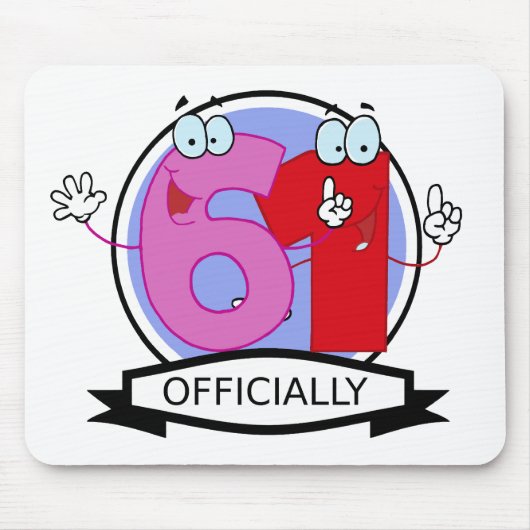 公式61誕生日バナー マウスパッド (正面)