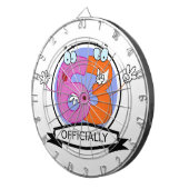 公式63誕生日バナー ダーツボード (正面右)