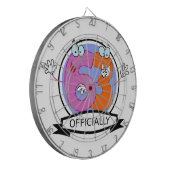 公式63誕生日バナー ダーツボード (正面左)