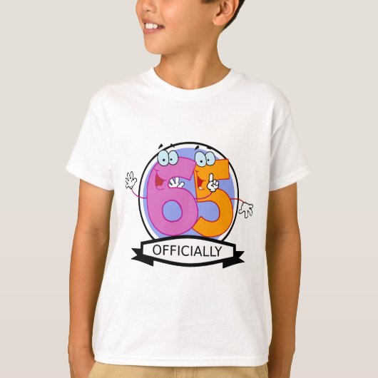 公式65誕生日バナー Tシャツ (正面)