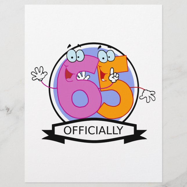 公式65誕生日ロゴ (正面)