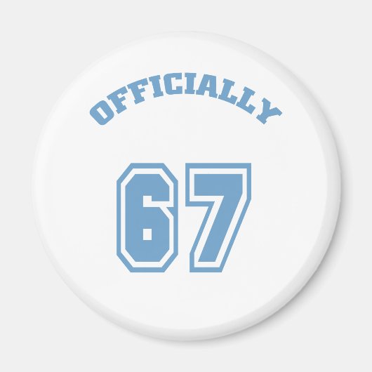 公式67 マグネット (正面)