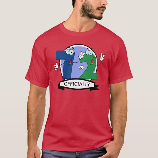 公式72誕生日バナー Tシャツ (正面)