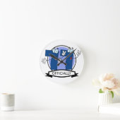 公式77誕生日バナー ラウンド壁時計 (ホーム)