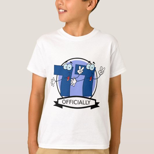 公式77誕生日バナー Tシャツ (正面)