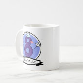 公式8誕生日バナー コーヒーマグカップ (正面左)