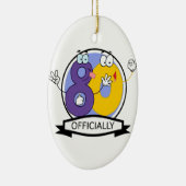 公式80誕生日バナー セラミックオーナメント (右)