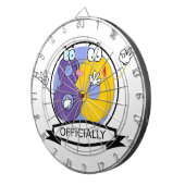 公式80誕生日バナー ダーツボード (正面右)