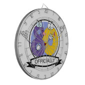 公式80誕生日バナー ダーツボード (正面左)