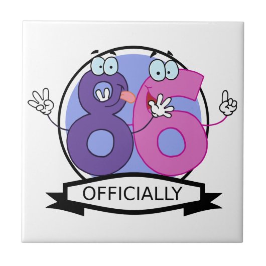 公式86誕生日バナー タイル (正面)