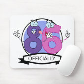 公式86誕生日バナー マウスパッド (マウス)